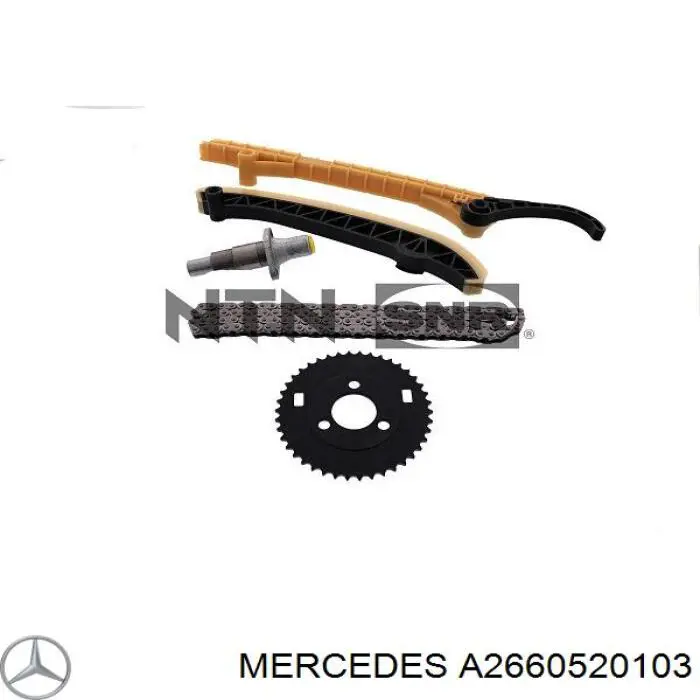 Engrenagem de cadeia da roda dentada de acionamento de cambota de motor Mercedes B  W245