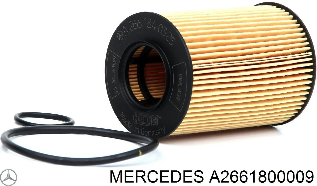 Compre A2661800009 Mercedes Filtro de óleo