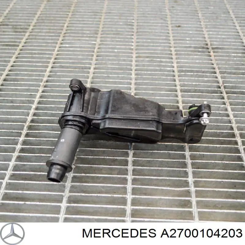 A2700104203 Mercedes Separador de óleo (separador) do sistema de ventilação de cárter