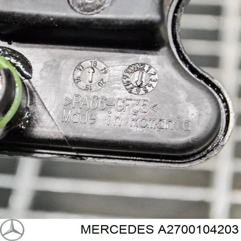 Separador de óleo (separador) do sistema de ventilação de cárter Mercedes A2700104203 preço, a partir de 77,36 USD