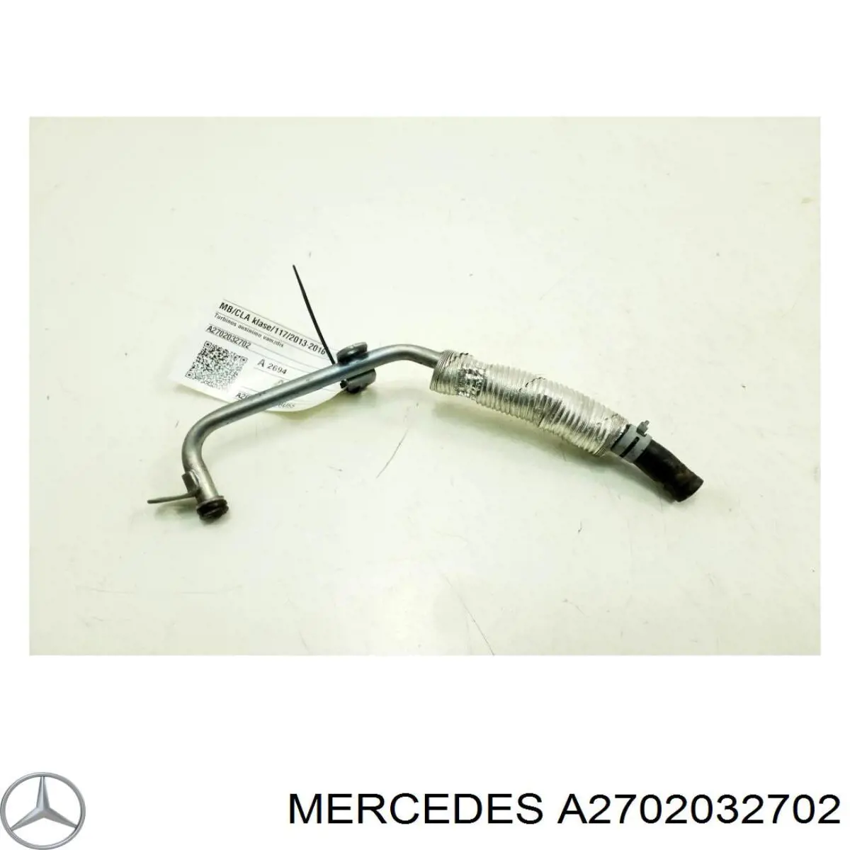 A2702032702 Mercedes Mangueira (cano derivado) de esfriamento por líquido de turbina, linha de combustível de retorno