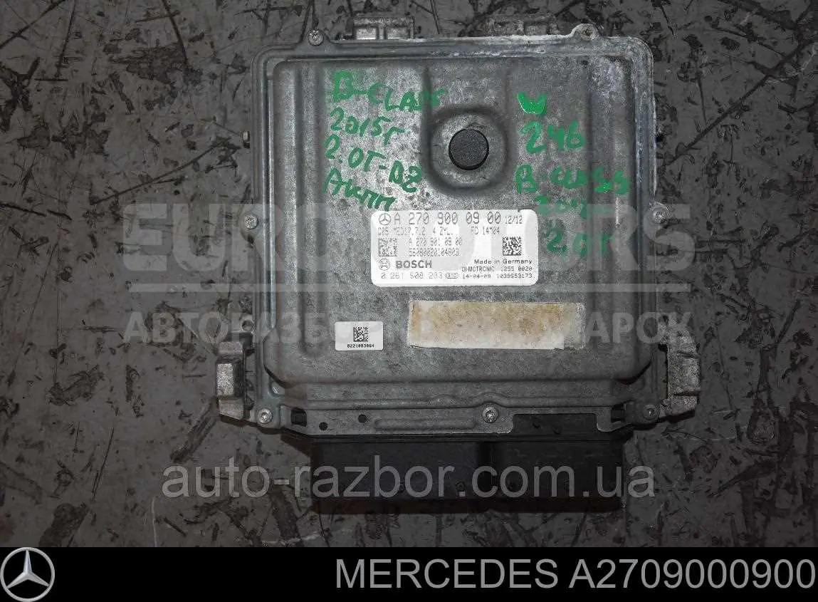 Módulo de direção (Centralina eletrônica) de motor Mercedes A2709000900 preço, a partir de 297,35 USD