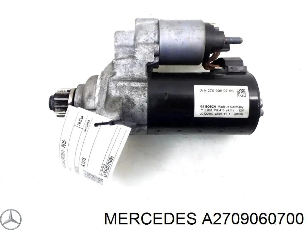 Motor de arranco Mercedes A2709060700 preço, a partir de 180,10 USD
