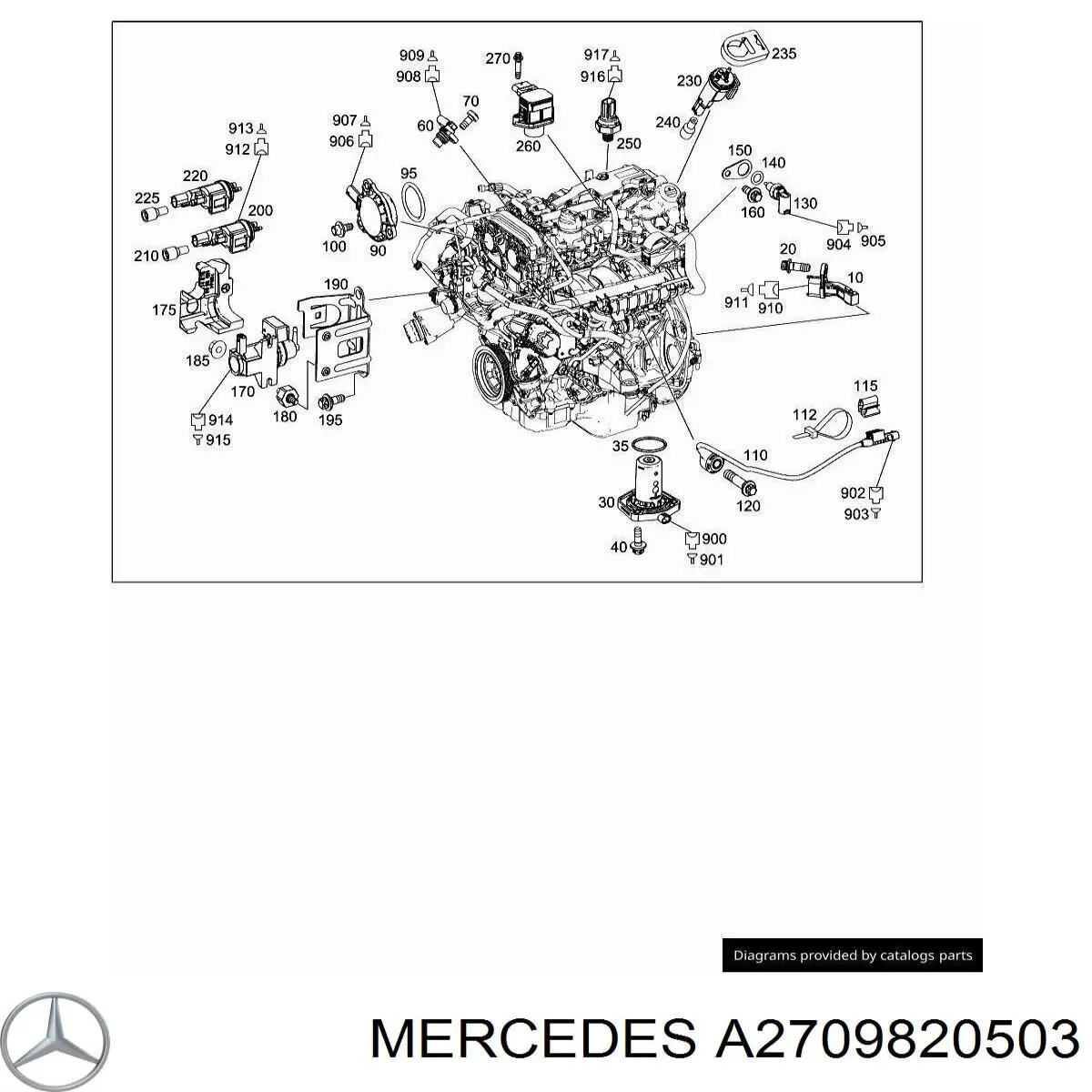  Mercedes A2709820503 preço, a partir de 193,54 USD