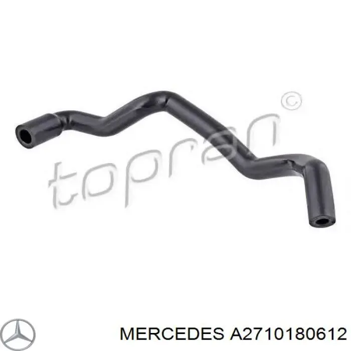Cano derivado de ventilação de cárter (de separador de óleo) Mercedes A2710180000 preço, a partir de 56,83 USD
