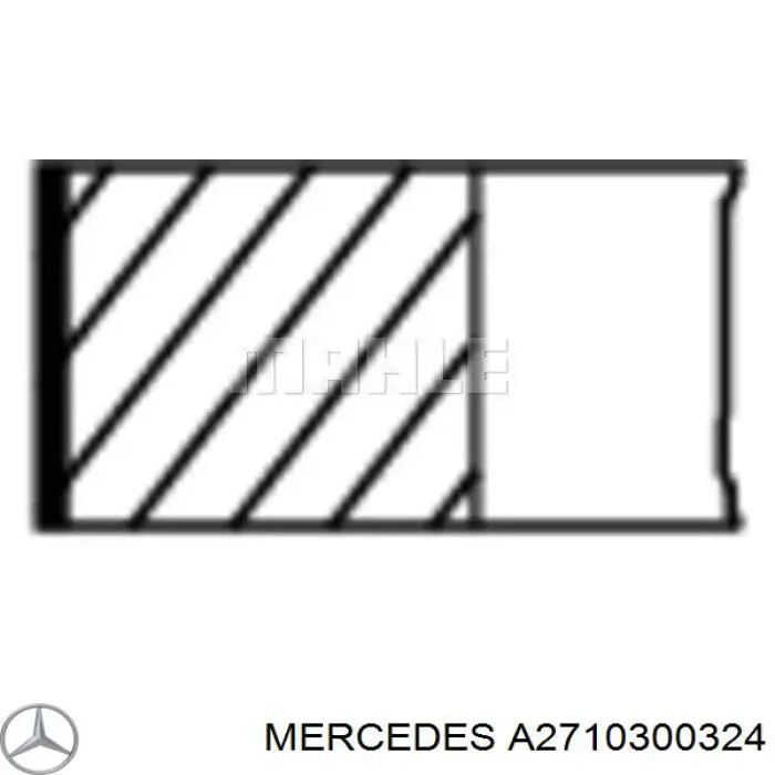 Kit de anéis de pistão de motor, STD. Mercedes A2710300324 preço, a partir de 37,74 USD