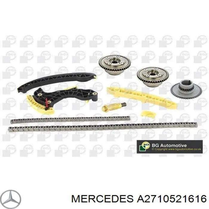 A2710521616 Mercedes Amortecedor de cadeia do mecanismo de distribuição de gás, superior