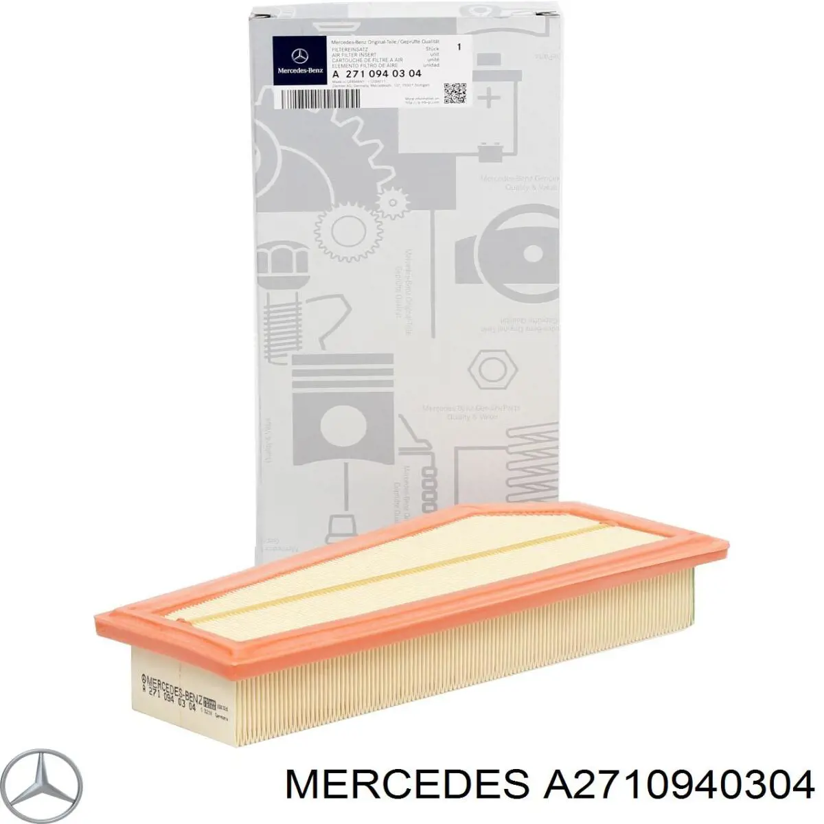 A2710940304 Mercedes Filtro de ar