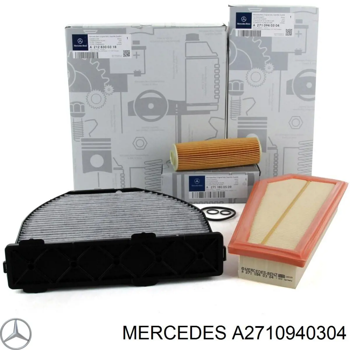 Filtro de ar Mercedes A2710940304 preço, a partir de 17,73 USD