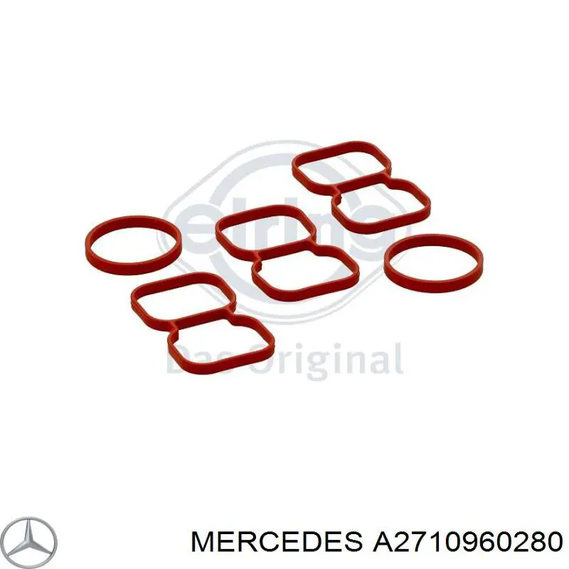 A2710960280 Mercedes Vedante de tubo coletor de admissão