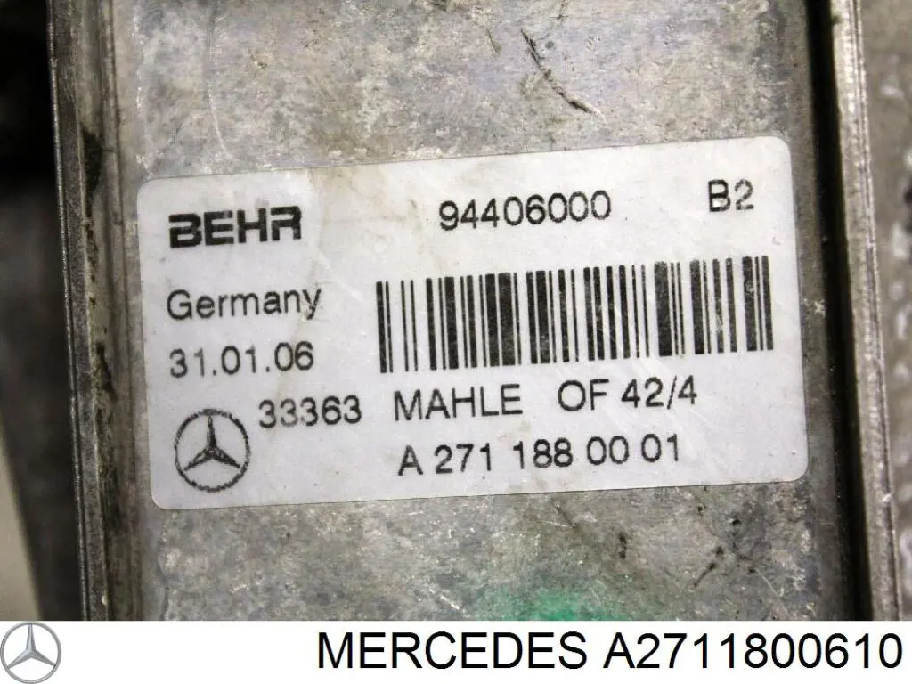 Caixa do filtro de óleo Mercedes A2711800610 preço, a partir de 78,32 USD