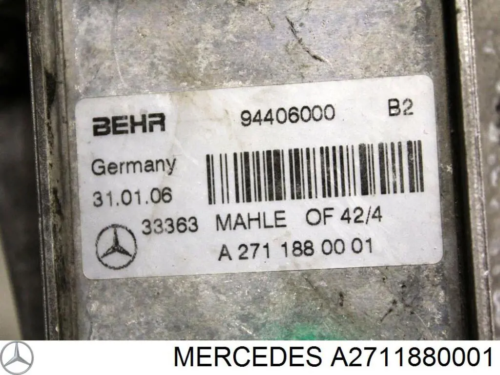 Caixa do filtro de óleo Mercedes A2711880001 preço, a partir de 78,32 USD