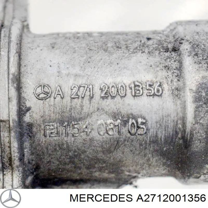 A2712001356 Mercedes Tubo de ligação de bloco do sistema de esfriamento