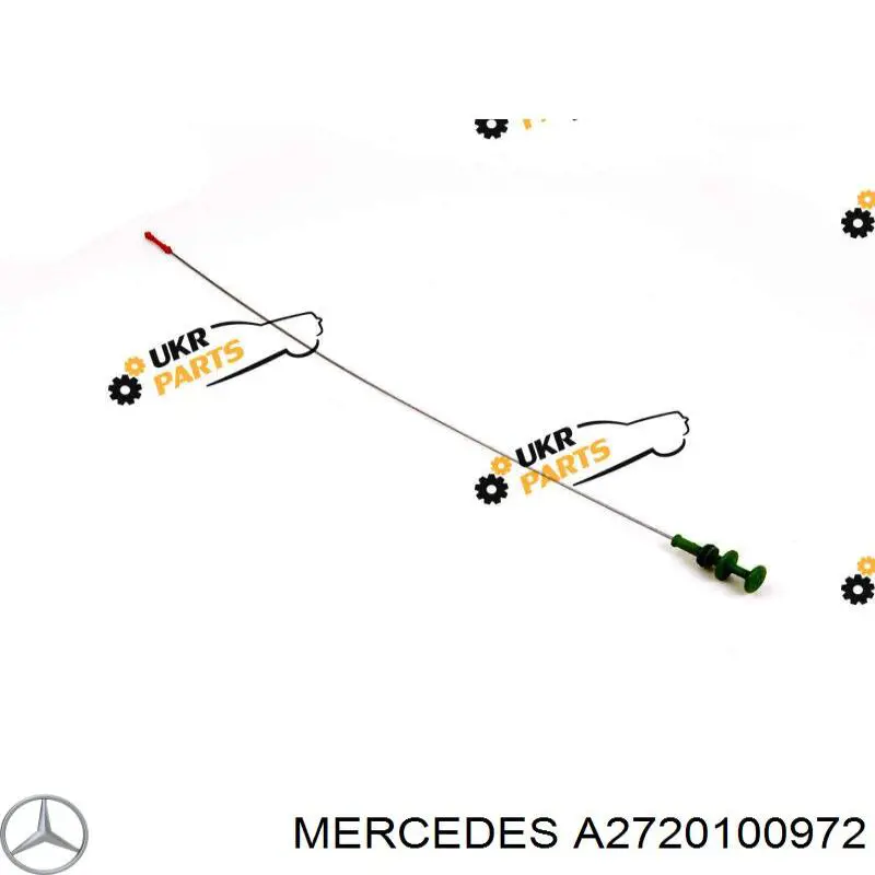 Compre A2720100972 Mercedes Sonda (indicador) do nível de óleo no motor