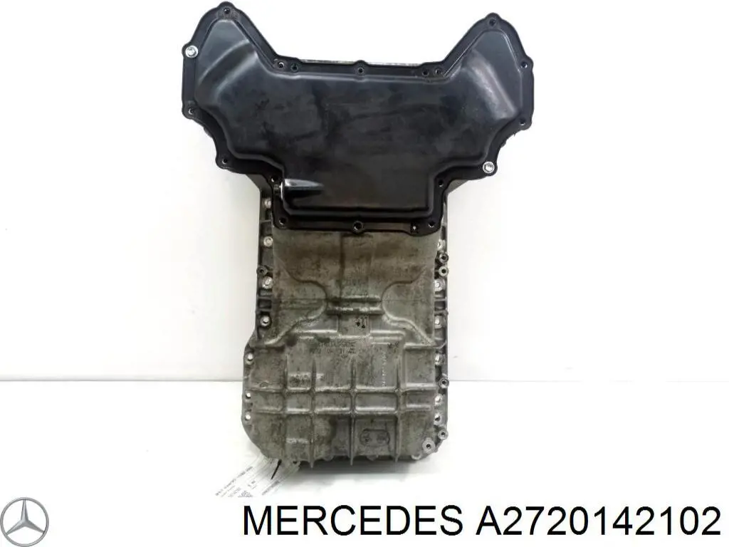 A2720140802 Mercedes Panela de óleo de cárter do motor, parte superior