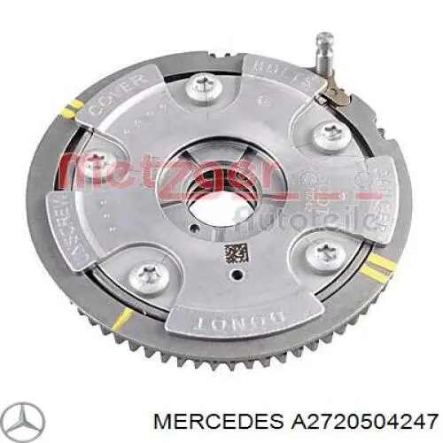 A2720504247 Mercedes Engrenagem de cadeia de roda dentada da árvore distribuidora de escape de motor