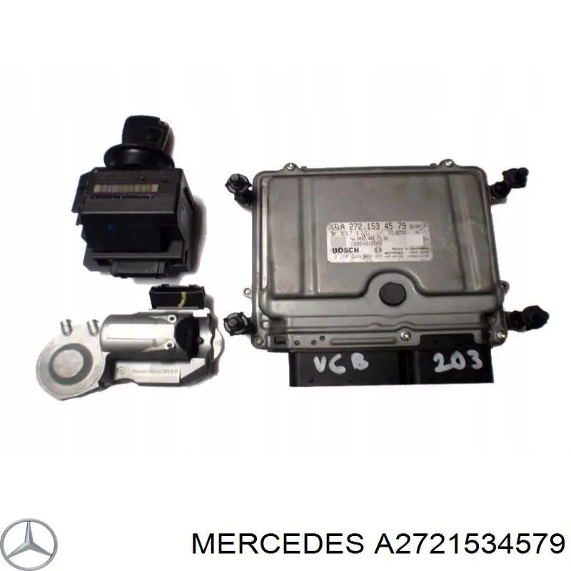 A2721534579 Mercedes Módulo de direção (Centralina eletrônica) de motor