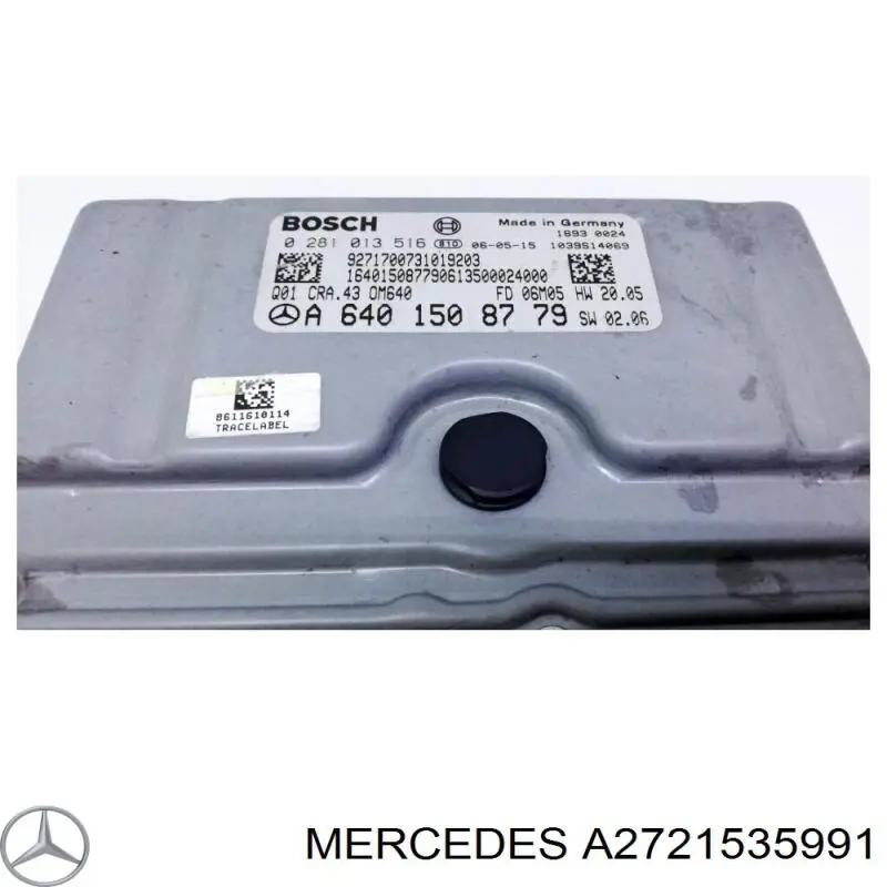 A2721535291 Mercedes Módulo de direção (Centralina eletrônica) de motor