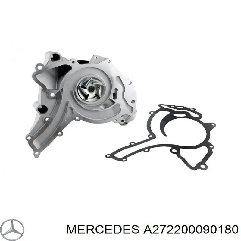 A272200090180 Mercedes Bomba de água (bomba) de esfriamento