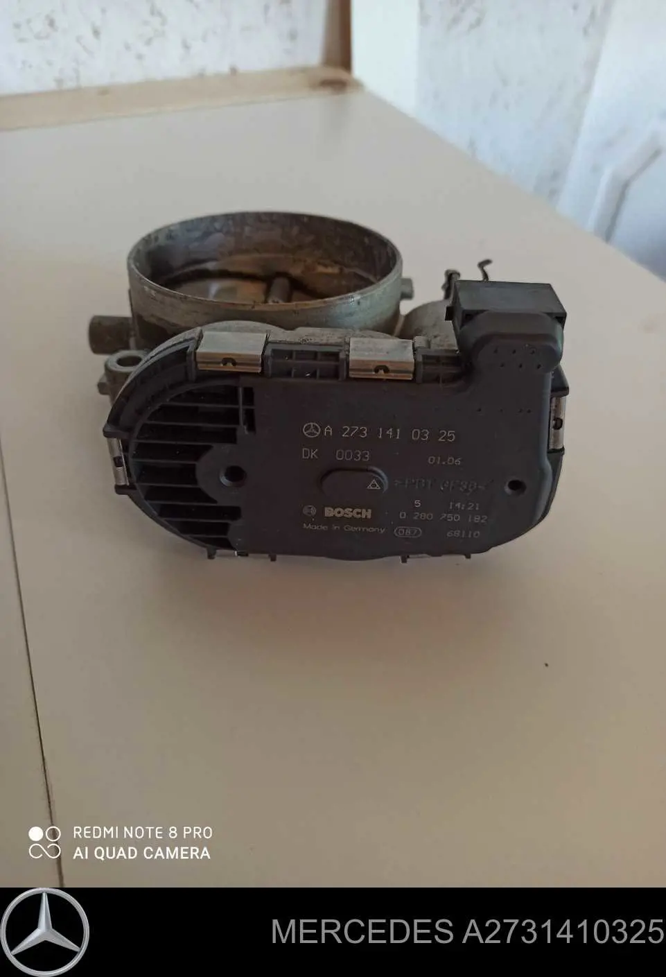 Válvula de borboleta montada Mercedes A2731410325 preço, a partir de 468,41 USD
