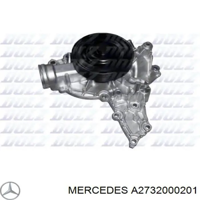 Bomba de água (bomba) de esfriamento Mercedes A2732000201 preço, a partir de 112,70 USD