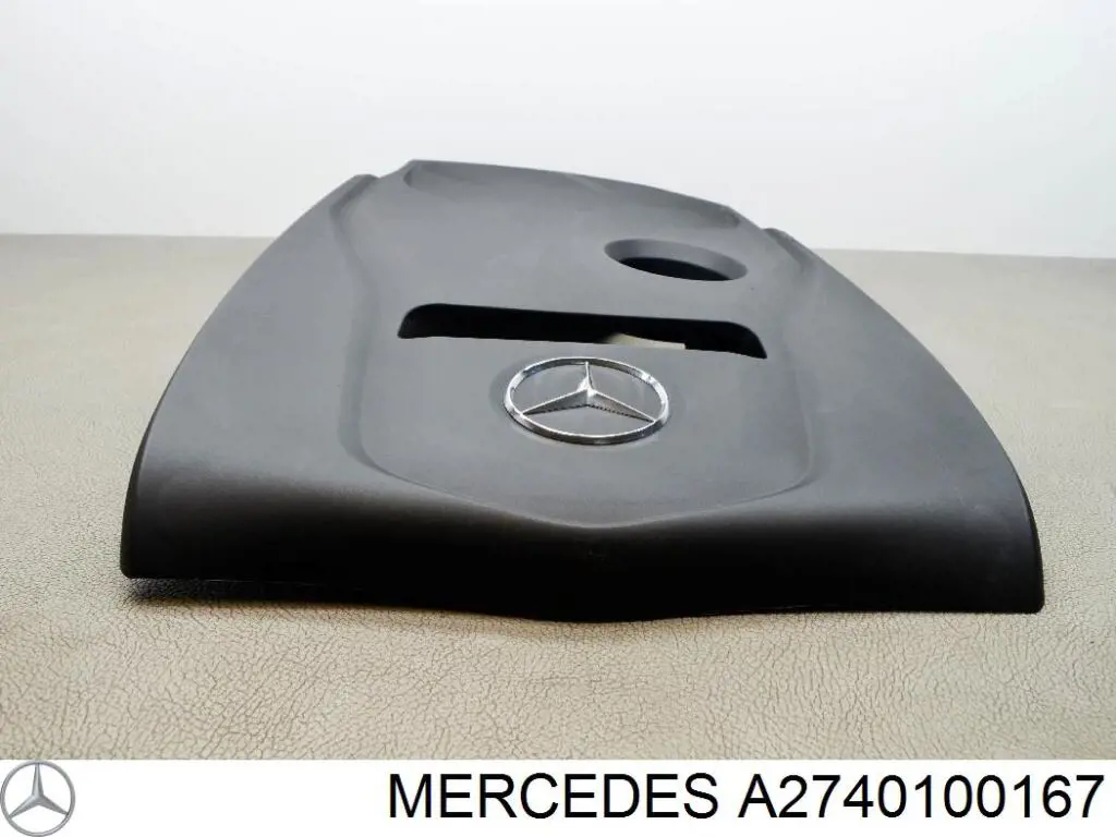 A2740100167 Mercedes Tampa de motor decorativa