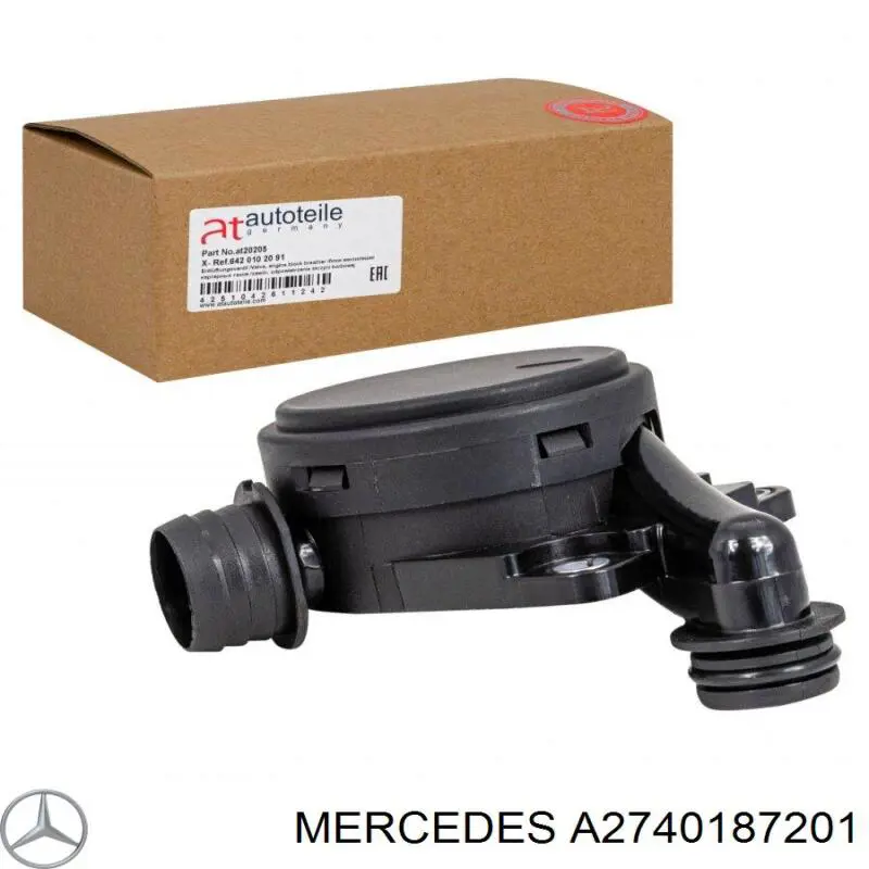 Cano derivado de ventilação de cárter (de separador de óleo) Mercedes A2740187201 preço, a partir de 65,04 USD