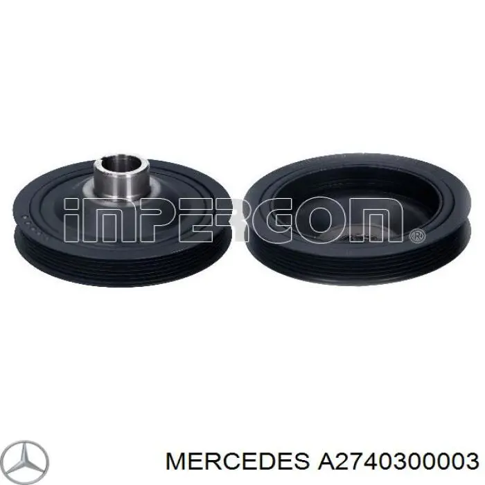 Polia de cambota Mercedes 2740301203 preço, a partir de 138,30 USD