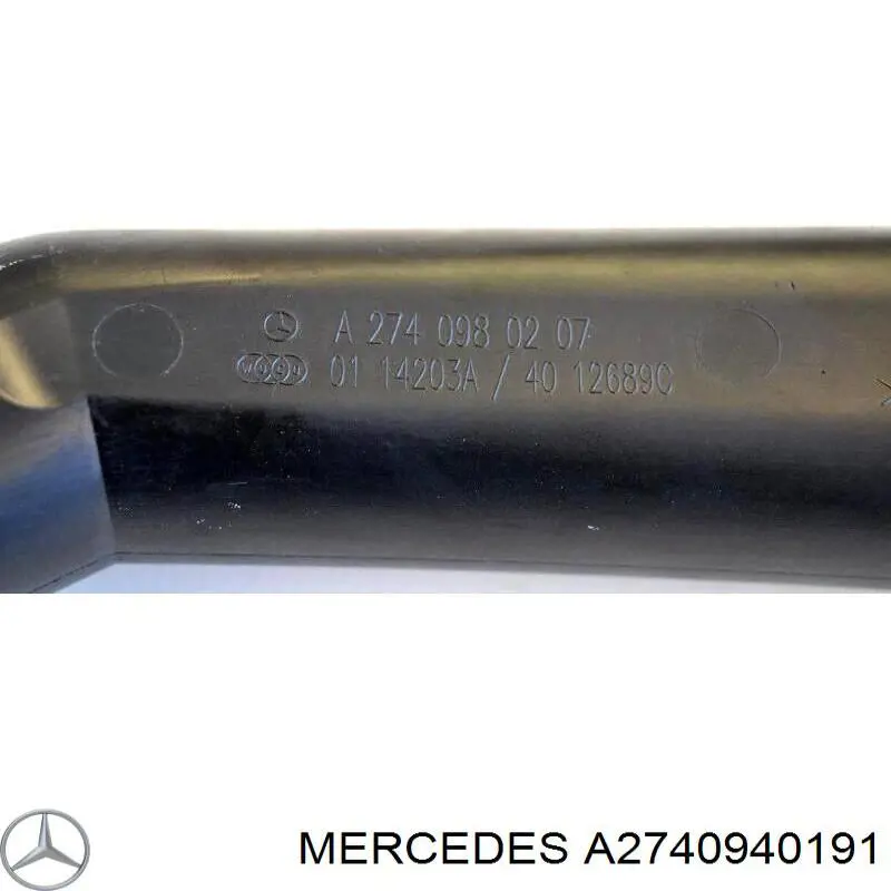 Compre A2740940191 Mercedes Mangueira (cano derivado) de intercooler