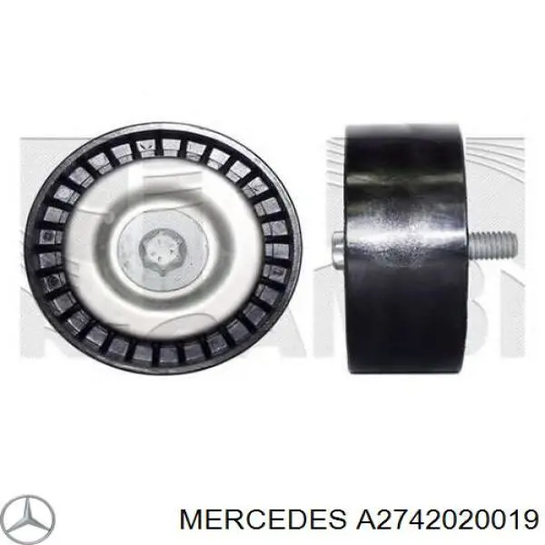 Compre A2742020019 Mercedes Rolo parasita da correia de transmissão