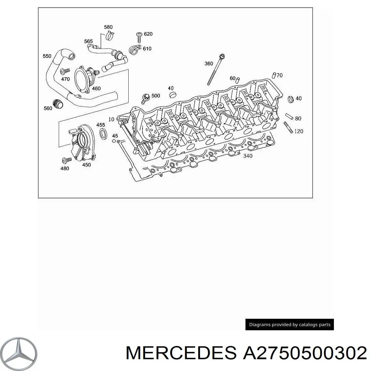 Cama da árvore distribuidora Mercedes A2750500302 preço, a partir de 3894,17 USD