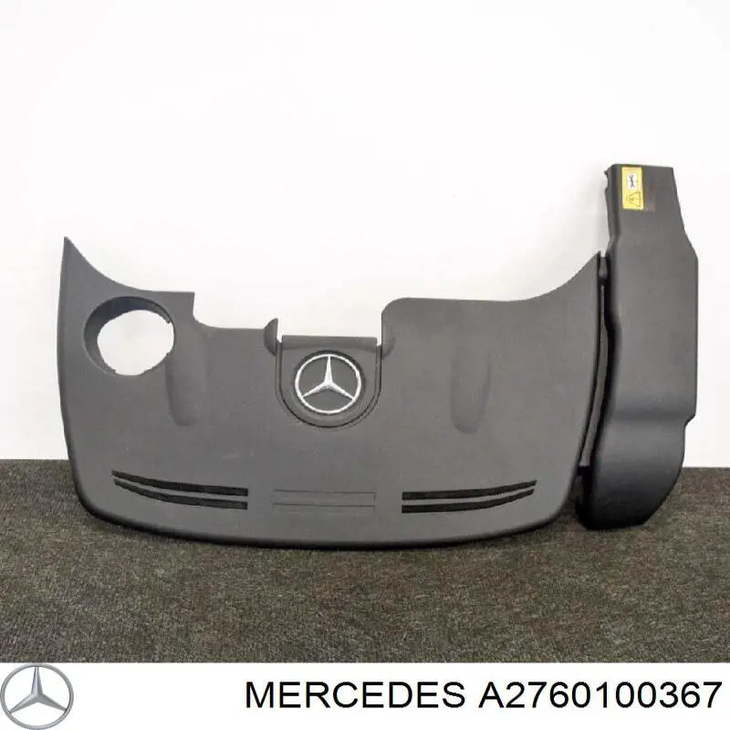 A2760100367 Mercedes Tampa de motor decorativa