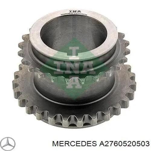 A2760520503 Mercedes Engrenagem de cadeia da roda dentada de acionamento de cambota de motor