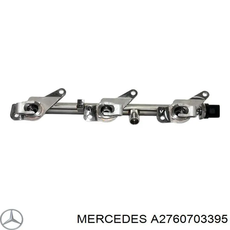 A2760703395 Mercedes Distribuidor de combustível (rampa) esquerdo