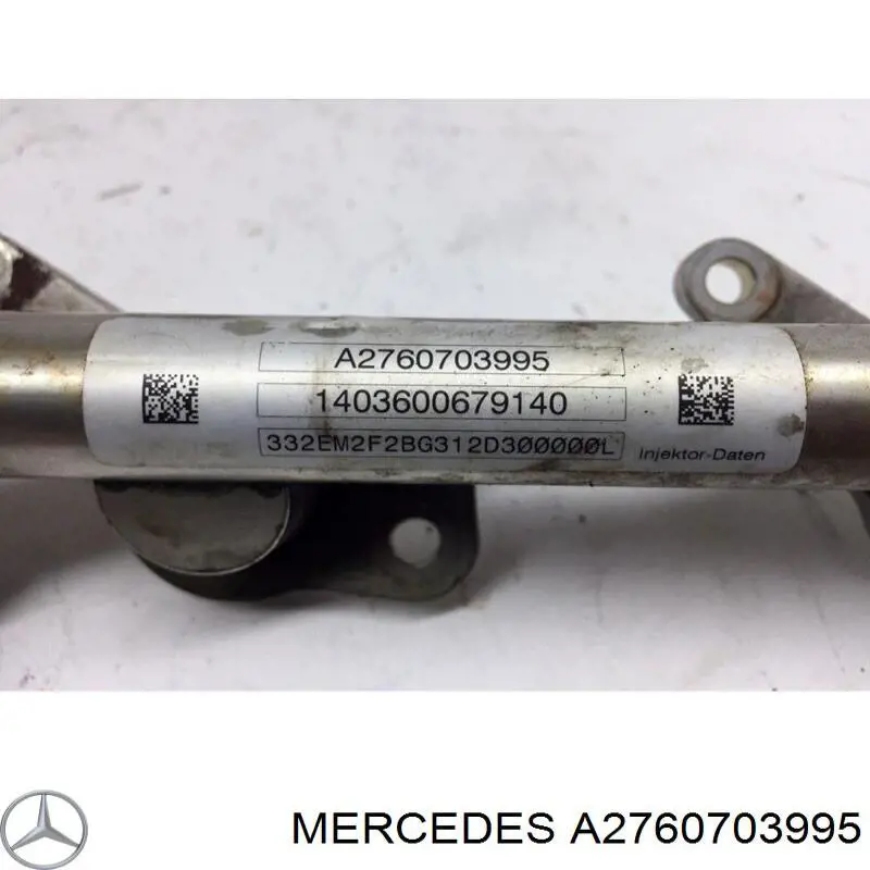 Distribuidor de combustível (rampa) esquerdo Mercedes A2760703395 preço, a partir de 639,52 USD