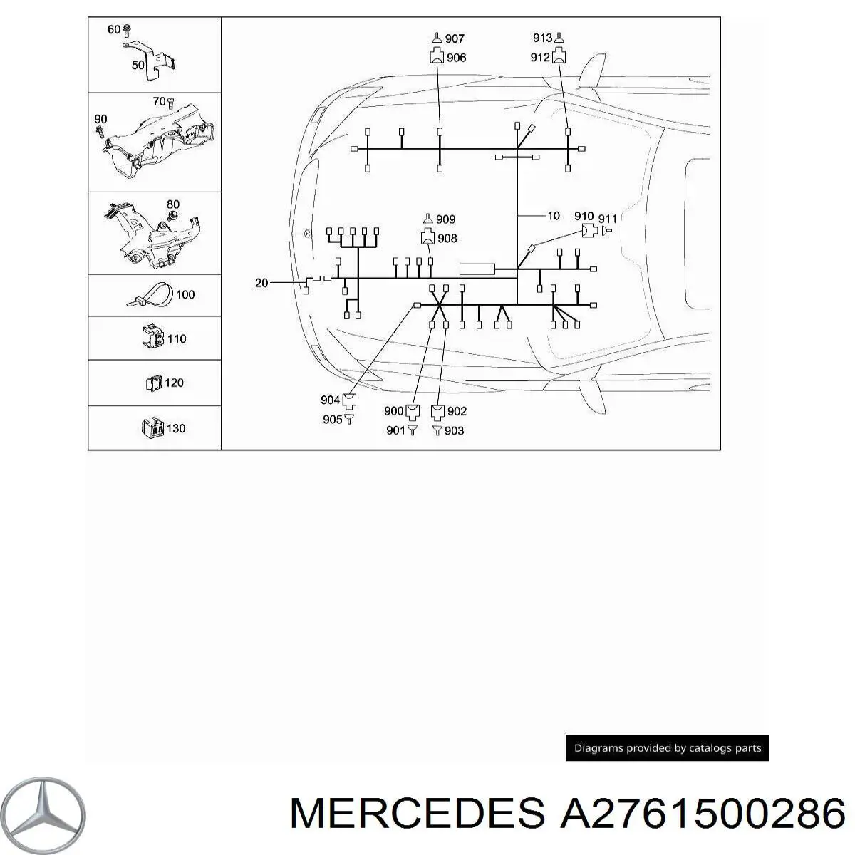  Mercedes A2761500286 preço, a partir de 29,62 USD
