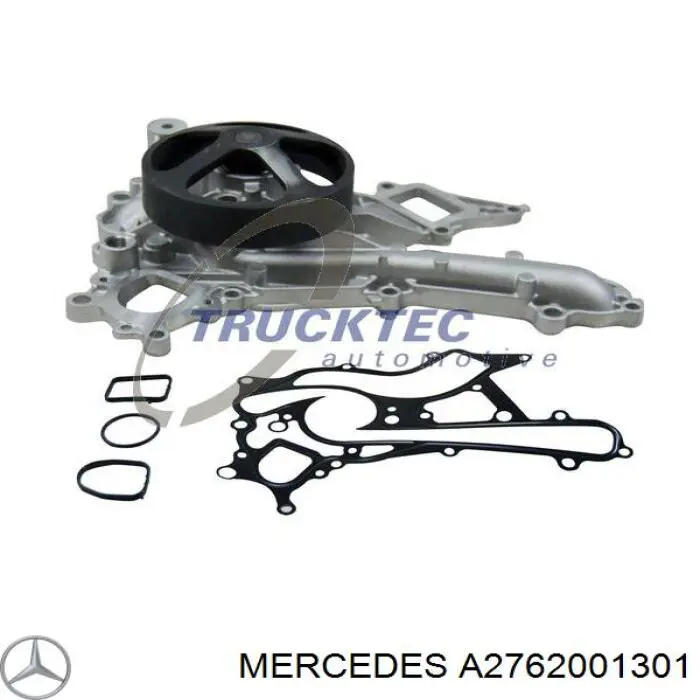 Bomba de água (bomba) de esfriamento Mercedes A2762001301 preço, a partir de 162,59 USD