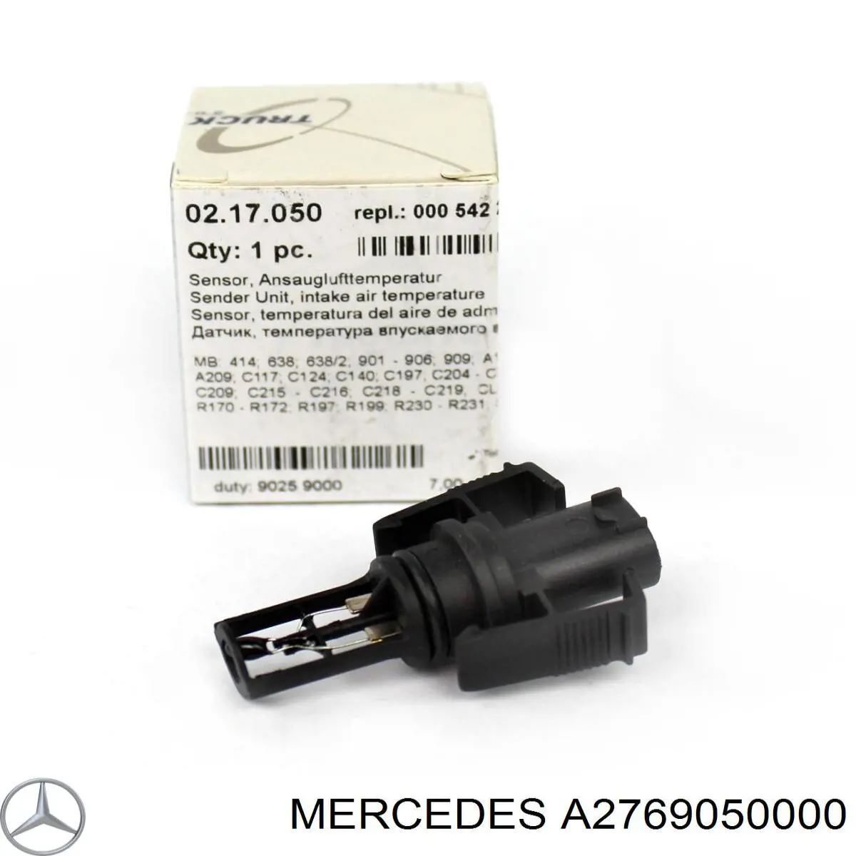 Sensor de temperatura da mistura de ar Mercedes A2769050000 preço, a partir de 13,25 USD