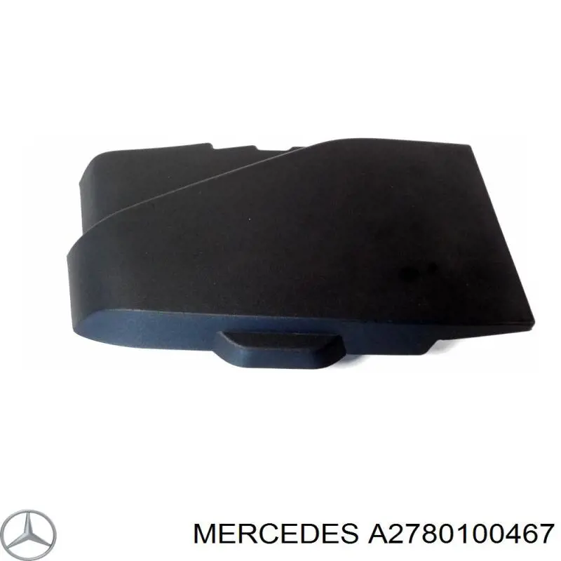 A2780100467 Mercedes Tampa de motor decorativa