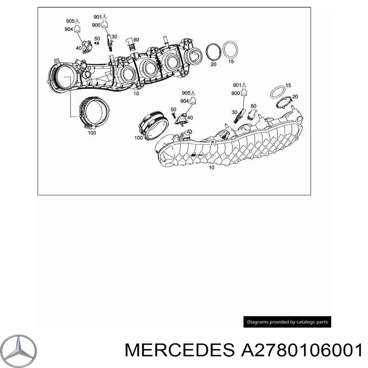  Mercedes A2780106001 preço, a partir de 20,84 USD