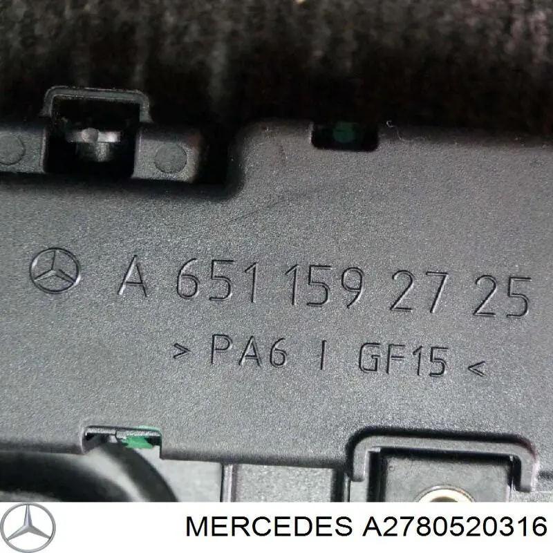 A2780520316 Mercedes Amortecedor de cadeia do mecanismo de distribuição de gás, superior CBC