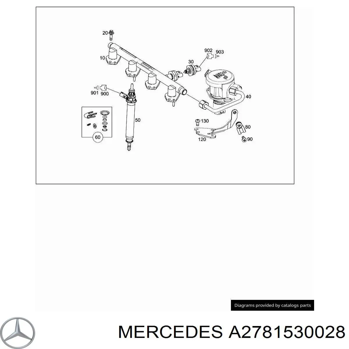 Sensor de pressão de combustível Mercedes A2781530028 preço, a partir de 69,81 USD