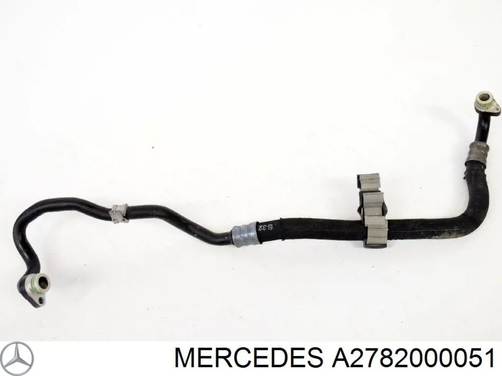 A2782000051 Mercedes Mangueira (cano derivado) de esfriamento por líquido de turbina, fornecimento