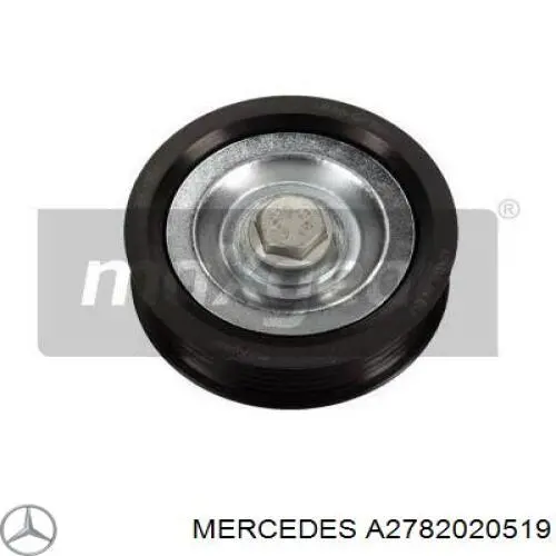 A2782020519 Mercedes Rolo parasita da correia de transmissão