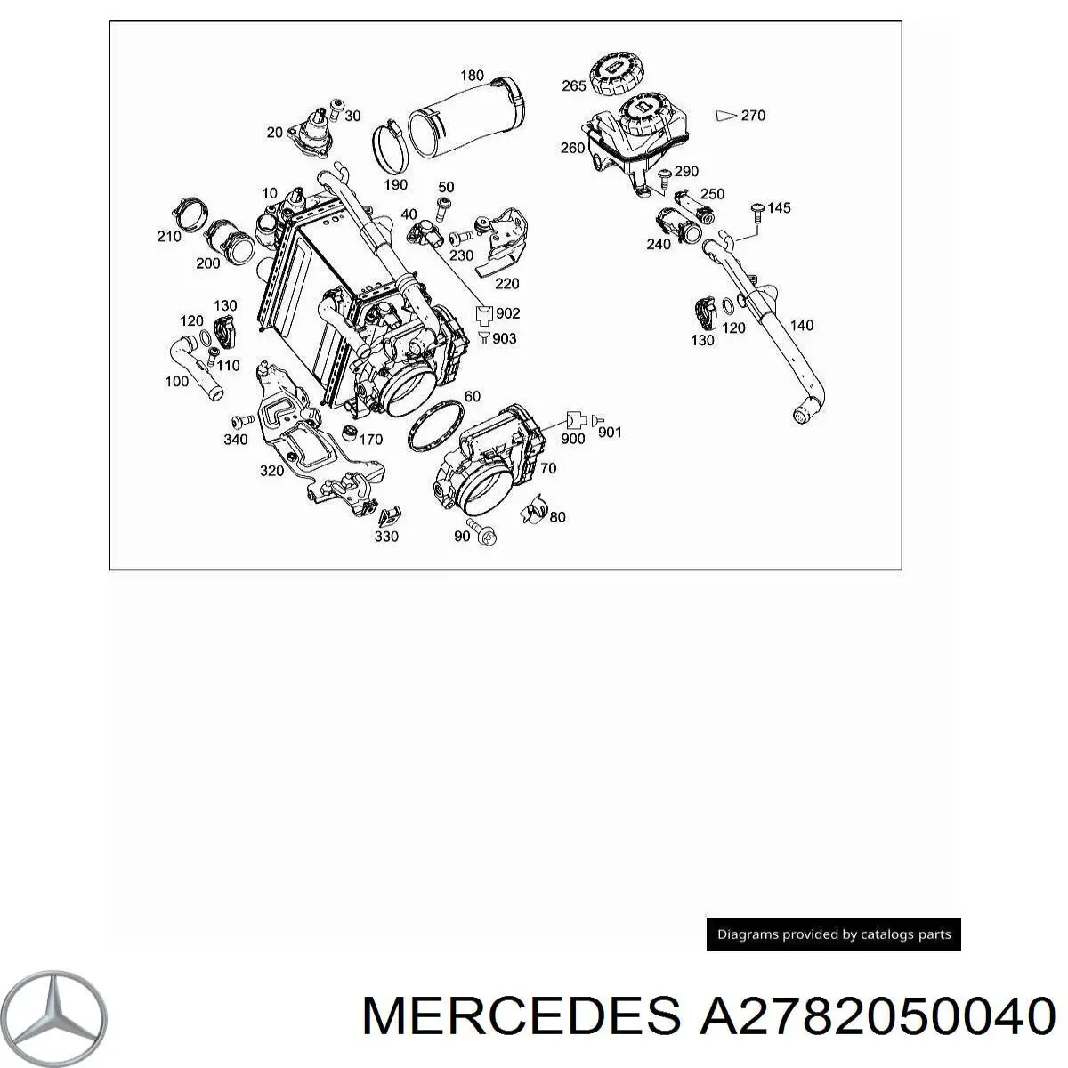  Mercedes A2782050040 preço, a partir de 15,48 USD