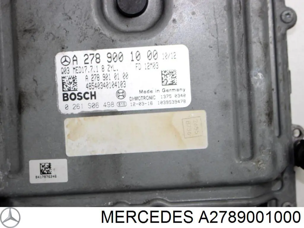 Módulo de direção (Centralina eletrônica) de motor Mercedes A2789001500 preço, a partir de 404,53 USD