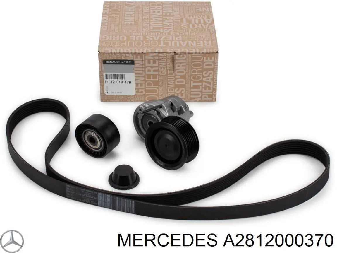A2812000370 Mercedes Correia dos conjuntos de transmissão, kit