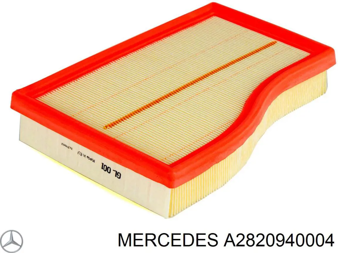 Filtro de ar Mercedes A2820940004 preço, a partir de 23,79 USD