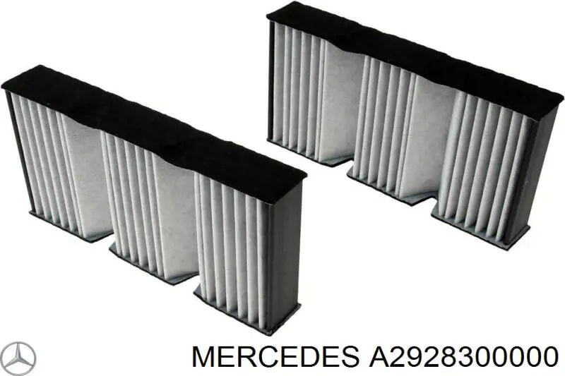 Filtro de salão Mercedes A2928300000 preço, a partir de 43,71 USD