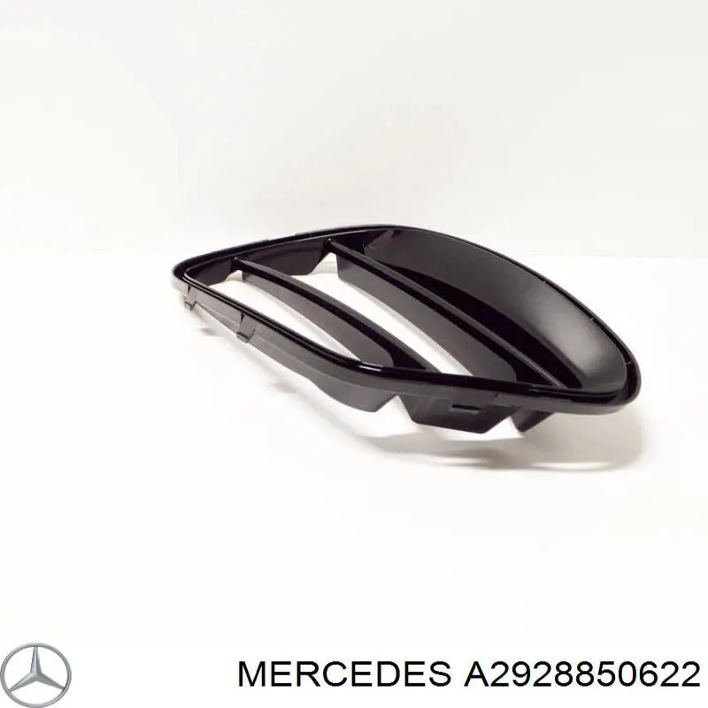 Placa sobreposta do pára-choque dianteiro Mercedes A2928850622 preço, a partir de 115,59 USD